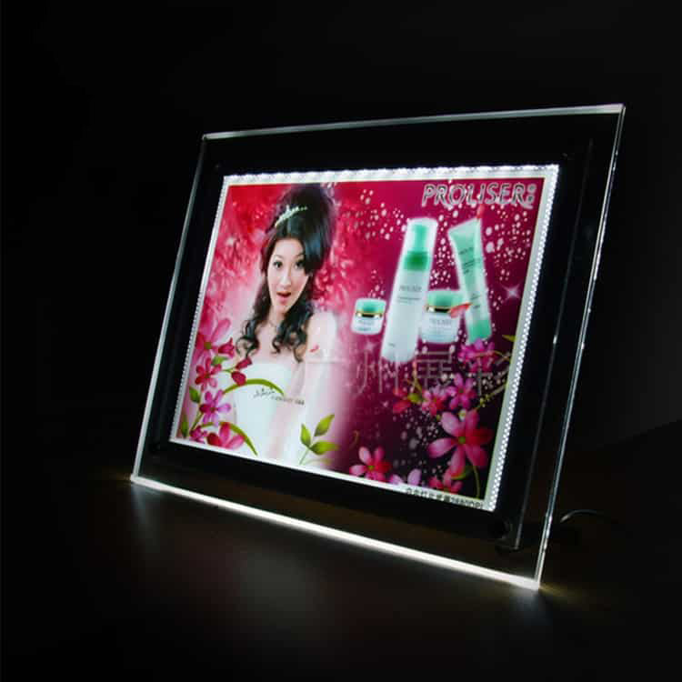 Crystal Light Boxes Custom Made Poster LED Signage