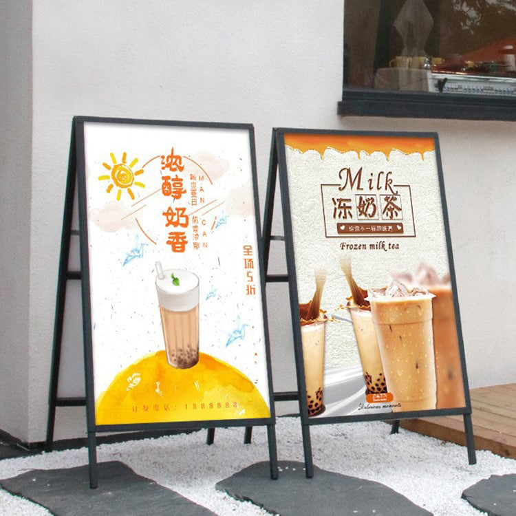 Outdoor Sidewalk Signs Poster Stand A Frame